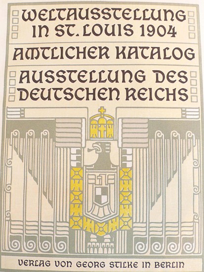 Artistes Divers  DA, Amtlicher Katalog: Ausstellung Des Seutschen Reichs
1904