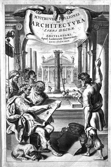 Vitruvius, De architectura libri decem, cum notis....
1649