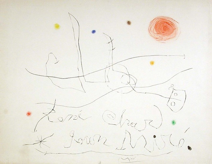 Joan Miro, René Char, Flux de l'Aimant
1964