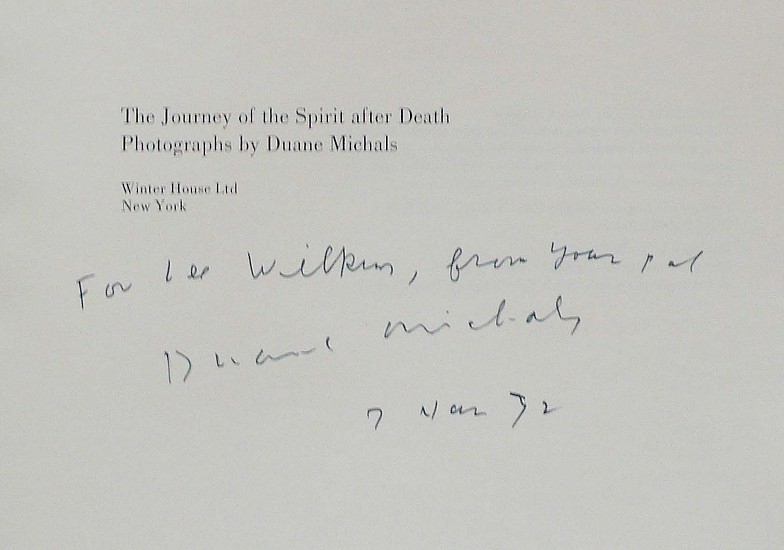 Duane Michals, Journey of the Spirit After Death
1971