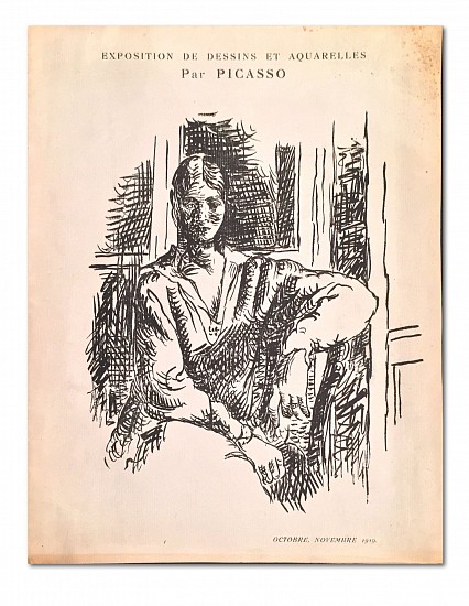 Pablo Picasso, Exposition de dessins et aquarelles par Picasso chez Paul Rosenberg
1919
