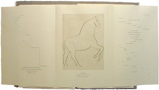 Pablo Picasso, Chevaux de minuit (Midnight Horses)
1956