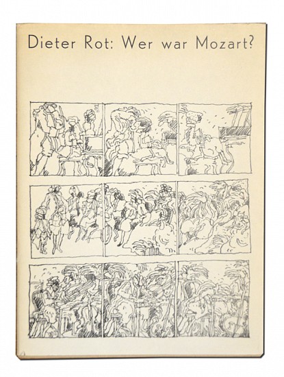 Dieter Roth Essays, wer war mozart ein essay von d. rot. (who was mozart an essay by d. rot)
1971