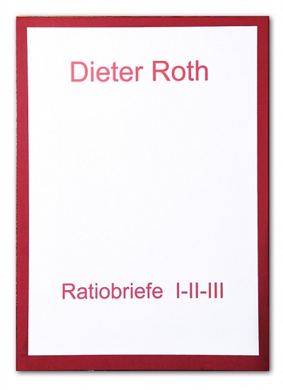 Collaboration Roth, Ratiobriefe with Arnulf Rainer
1976