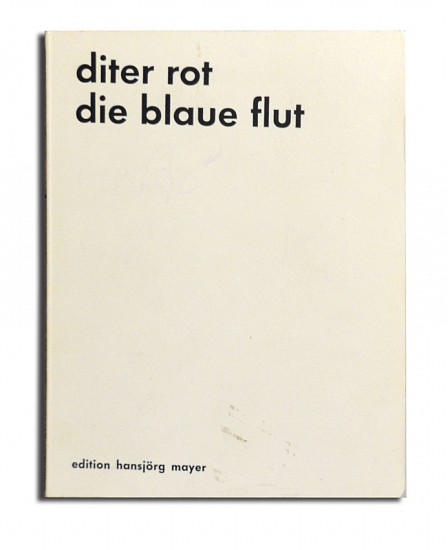 Dieter Roth Life Line, Die Blaue Flut. "The blue tide"
1967