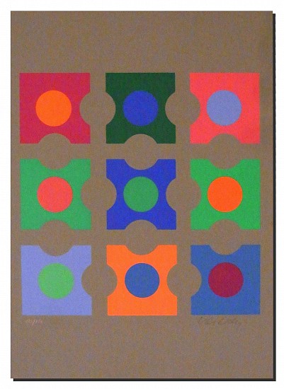 Victor Vasarely, Code ( Les Bleus)
1967