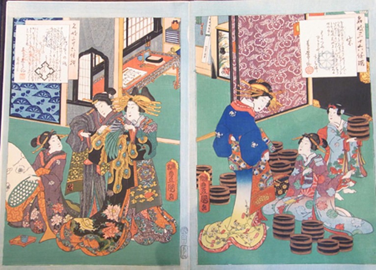 Kunisada III, The Thirty-Six Immortal Poets
1890