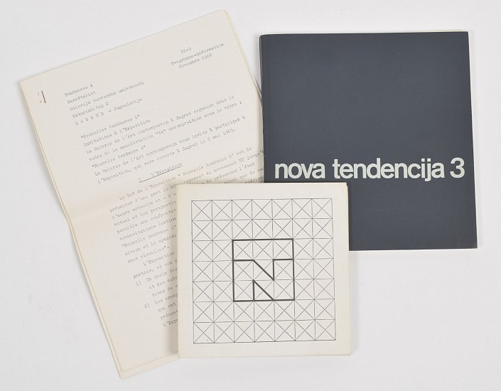 Dieter Roth, Nova Tendencija 3 & Nouvelle Tendance
1964